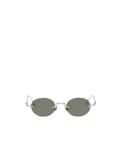 Matsuda Oval Sunglasses In Gray