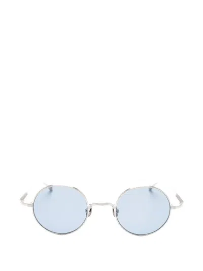 Matsuda Oval-frame Sunglasses In Silver