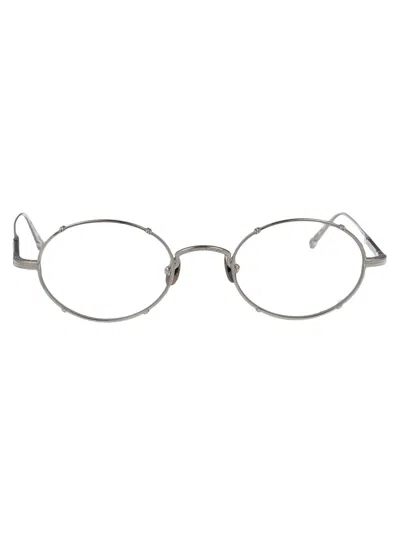 Matsuda Palladium White Metal Glasses In Gray