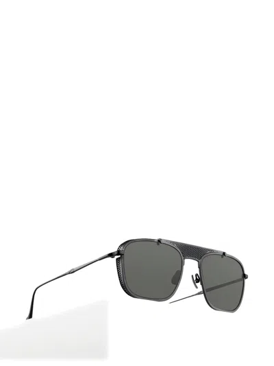Matsuda Perforated Square Sunglasses In Black