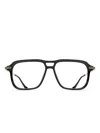 Matsuda Pilot-frame Glasses In Black