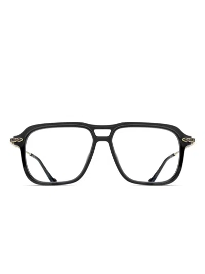 Matsuda Pilot-frame Glasses In Black