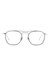 Matsuda Pilot-frame Glasses In Silver