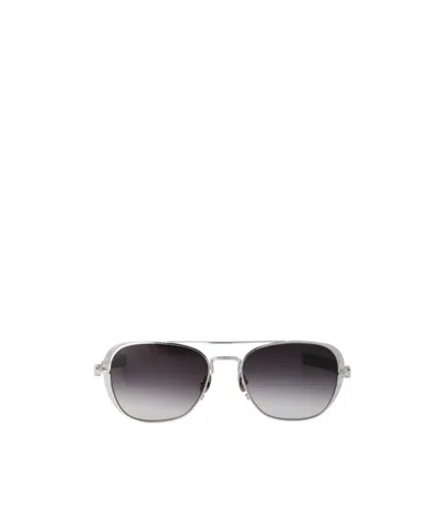 Matsuda Raised-bridge Detail Sunglasses In Gray