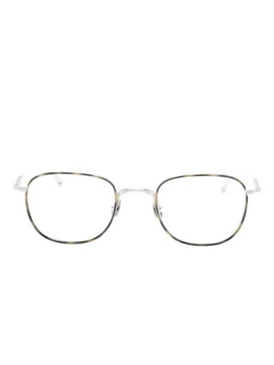 Matsuda Rectangle-frame Glasses In Silver