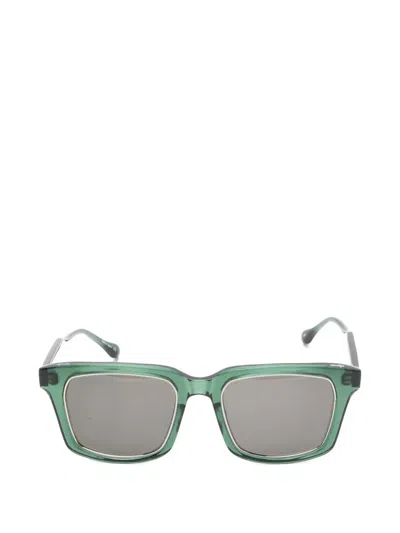 Matsuda Rectangle-frame Sunglasses In Green