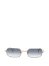 Matsuda Rectangle Sunglasses In Blue