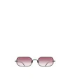 Matsuda Rectangular-frame Glasses In Purple