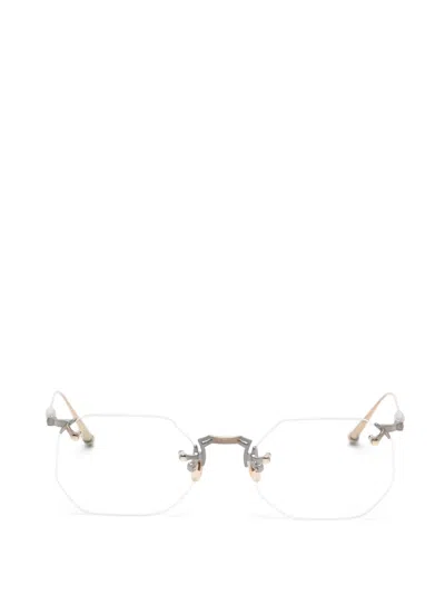 Matsuda Rimless Geometric-frame Glasses In Gold