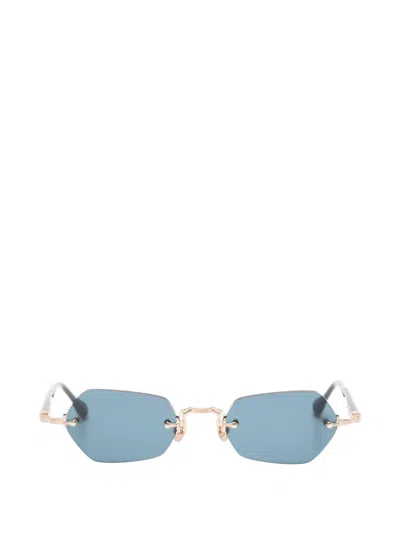 Matsuda Rimless Geometric-frame Sunglasses In Gold