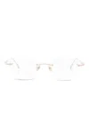 Matsuda Rimless Rectangle Glasses In Multi