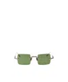 Matsuda Rimless Square-frame Sunglasses In Green