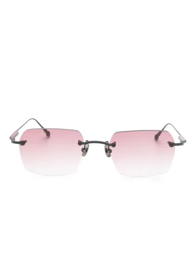 Matsuda Rimless Square-frame Sunglasses In Gray