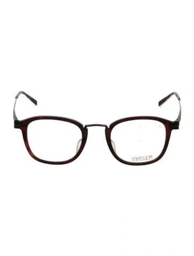 Pre-owned Matsuda Round Eyeglasses In Multi