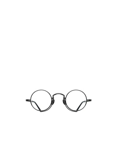 Matsuda Round Frame Glasses In Black