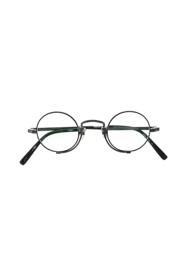 Matsuda Round-frame Glasses In Black