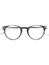 Matsuda Round-frame Glasses In Black
