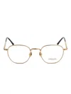 Matsuda Round-frame Glasses In Gold