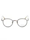 Matsuda Round-frame Glasses In Gold