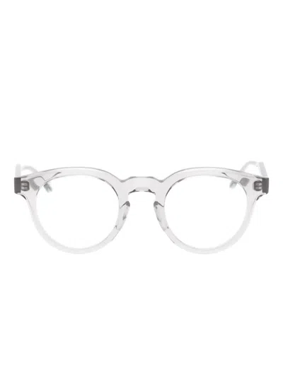 Matsuda Round-frame Glasses In Gray