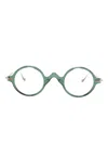 Matsuda Round-frame Glasses In Green