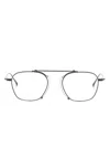 Matsuda Round-frame Glasses In Grey