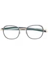 Matsuda Brille Mit Rundem Gestell In Black