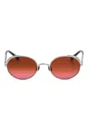Matsuda Round-frame Sunglasses