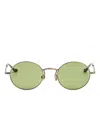 Matsuda Round-frame Sunglasses In Green