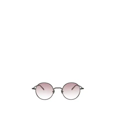 Matsuda Round Frame Sunglasses In Purple