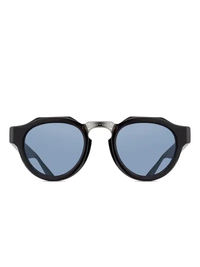 Matsuda Round-frame Sunglasses In Black