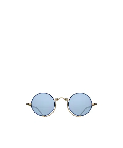 Matsuda Round-frame Sunglasses In Blue