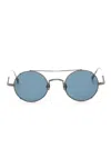 Matsuda Round-frame Sunglasses In Gray