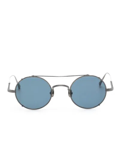 Matsuda Round-frame Sunglasses In Silver