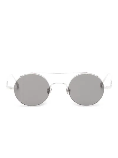 Matsuda Round-frame Sunglasses In Metallic