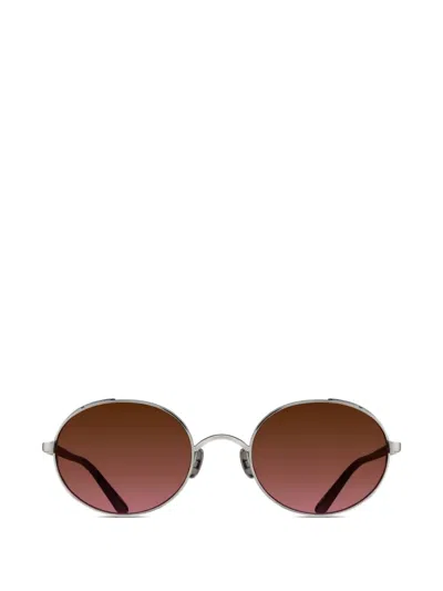 Matsuda Round-frame Sunglasses In Brown