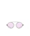Matsuda Round-frame Sunglasses In White