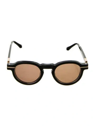 Pre-owned Matsuda Round Mirrored Sunglasses In Multi