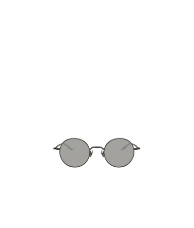 Matsuda Round Sunglasses In Black