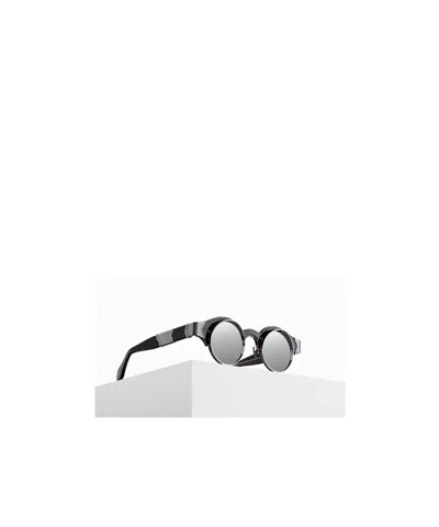 Matsuda Round Sunglasses In Gray