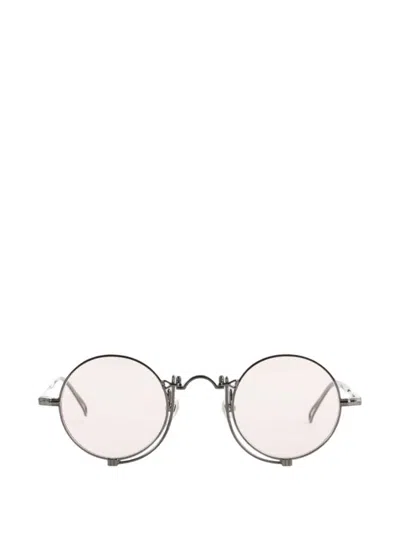 Matsuda Round Sunglasses In Silver