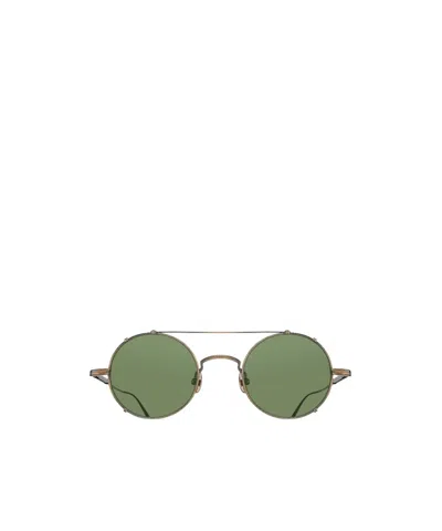 Matsuda Round Sunglasses In Green
