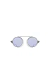 Matsuda Round Sunglasses In Silver
