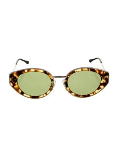 Pre-owned Matsuda Round Tinted Sunglasses In Multi