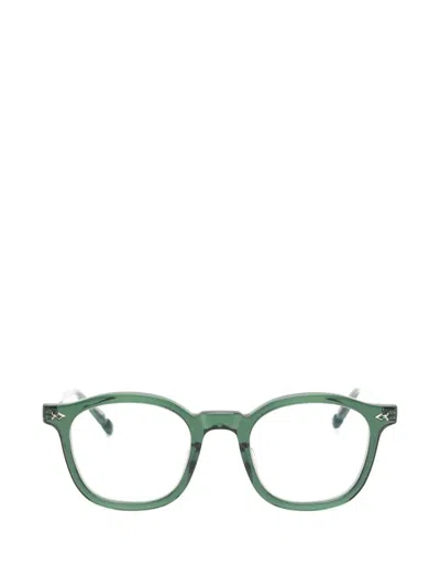 Matsuda 라운드 프레임 안경 In Green