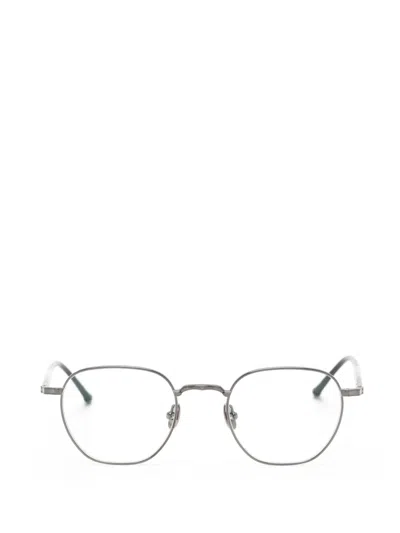 Matsuda Round-frame Glasses In Metallic