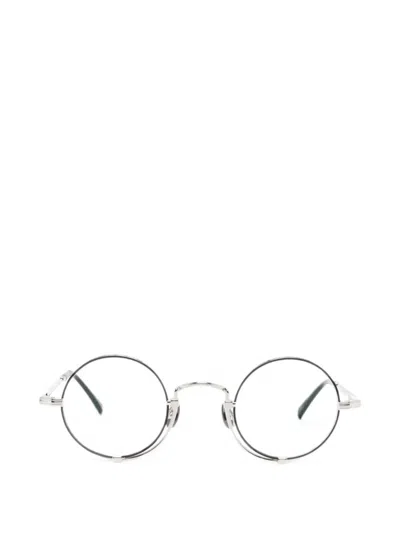 Matsuda Round-frame Glasses In Silver