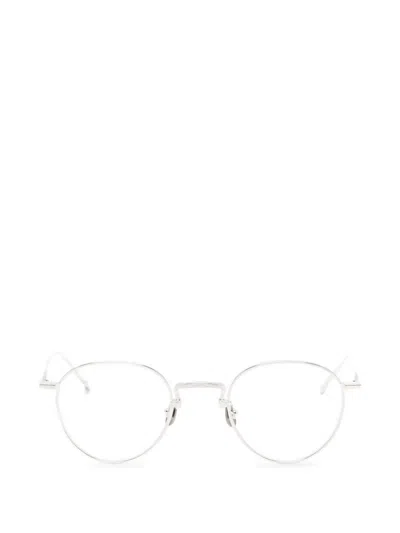 Matsuda Round-frame Glasses In Silver