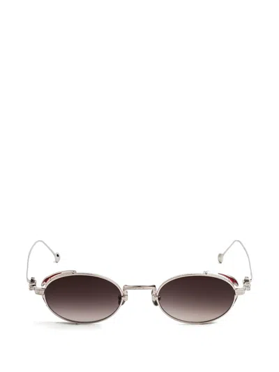 Matsuda Round-frame Sunglasses In Silver