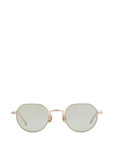Matsuda Round-frame Sunglasses In Gold
